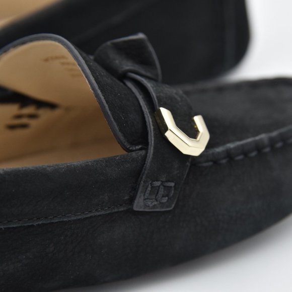 Cole Haan Women's Evelyn Bow Driver Driving Style Loafer, Black Nubuck, Size 7B - Picture 10 of 16